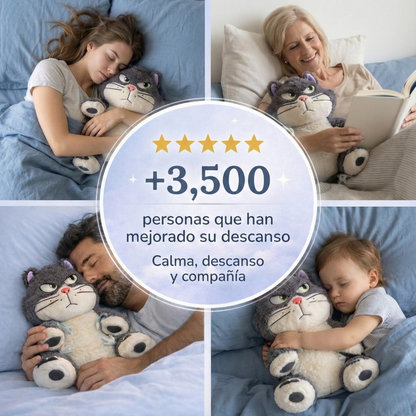 Calm Cat™ Peluche Calmante con Respiración Relajante
